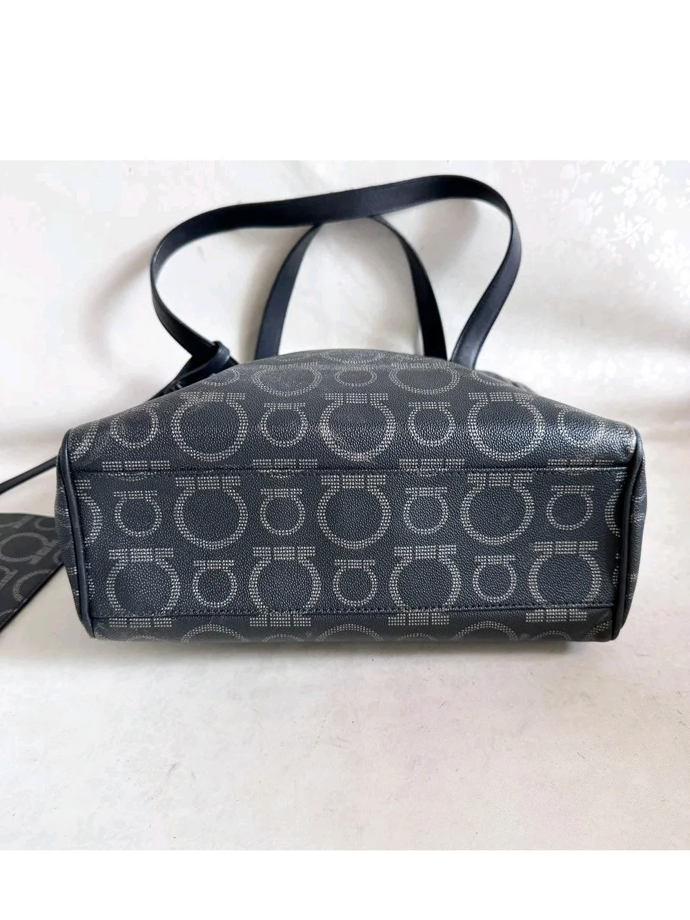Salvatore Ferragammo Tote Bag with Matching Pouch